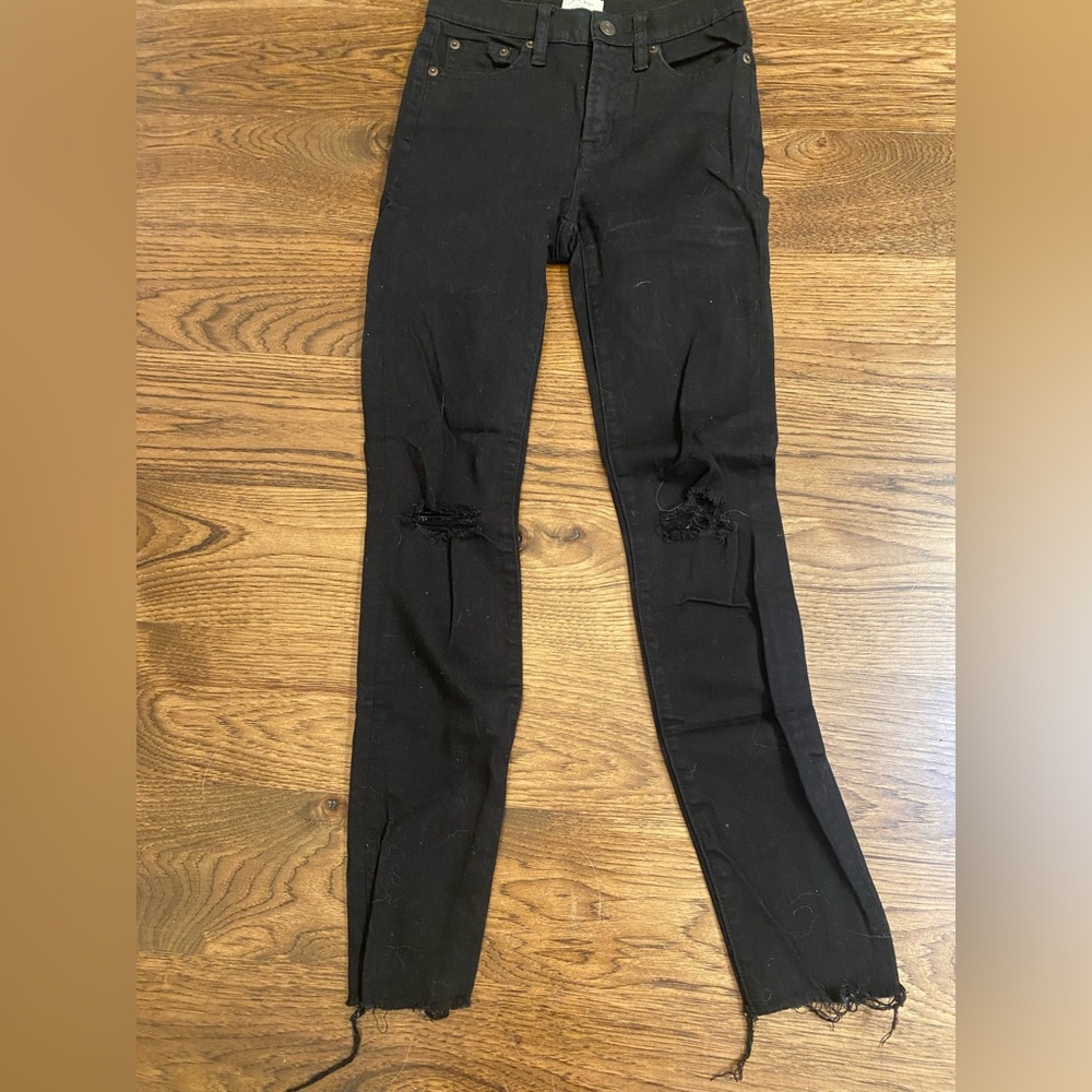 J. Crew Women’s size 24 Black Lookout High Ruse Skinny Jean